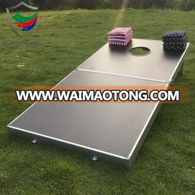 Custom collapsible cornhole portable aluminum cornhole boards