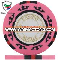 14g Casino Royale Clay Poker Chip with Customized Decals on both sides