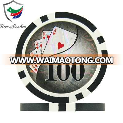 11.5g Casino Cheap Custom Blank Printable Sticker Wholesale Plastic Used Clay Poker Chips