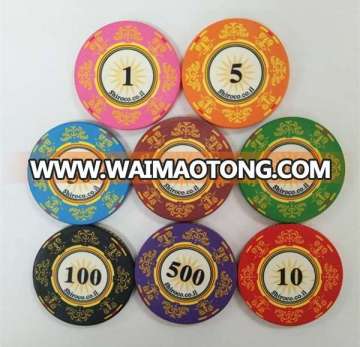 Factory directly supply 10g casino quality ceramic poker chips